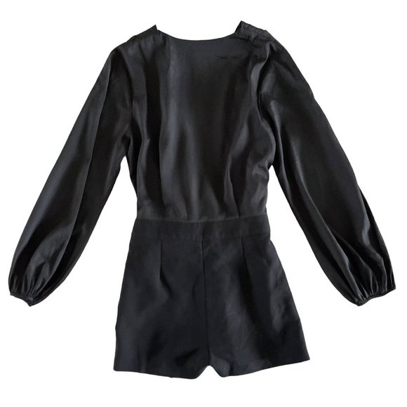 Blaque Label Blouse Long Sleeve Sophia Romper Black ASO Kim Kardashian S‎ $89 - Picture 7 of 10